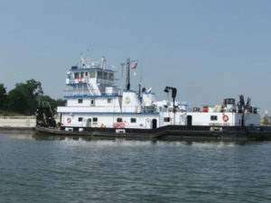 Florida Marine Transporters towboat on water