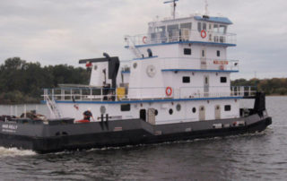 Miss Kelly towboat on water